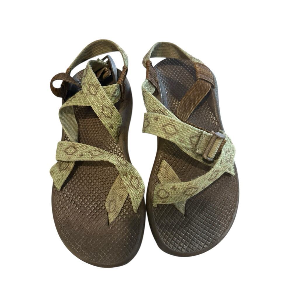 Chaco Womens Z Strap Performance Sandals Green Hiking Outdoor Size 6 Shoes